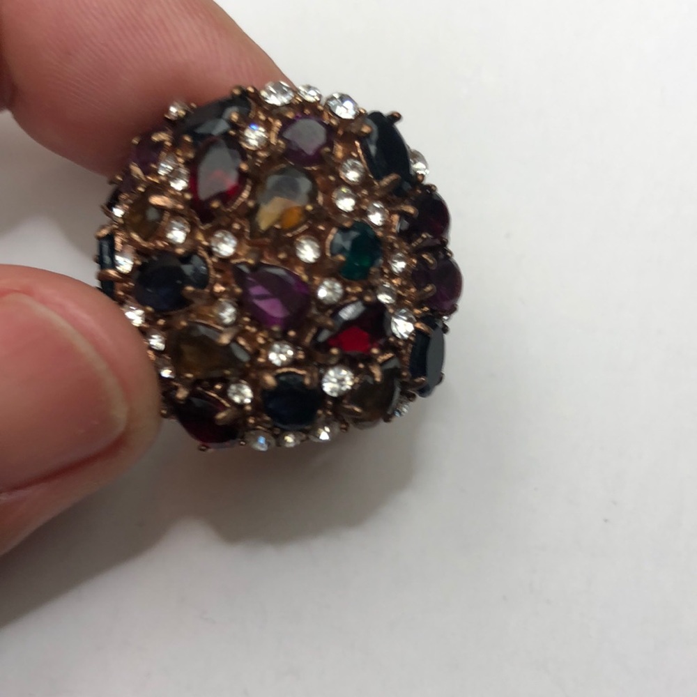 Fashion Ring Multiple Stones size 7